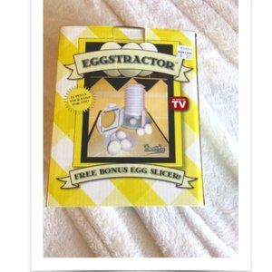 EGGSTRACTOR Egg Peeler Slicer As Seen on TV Cooking Hard Boiled